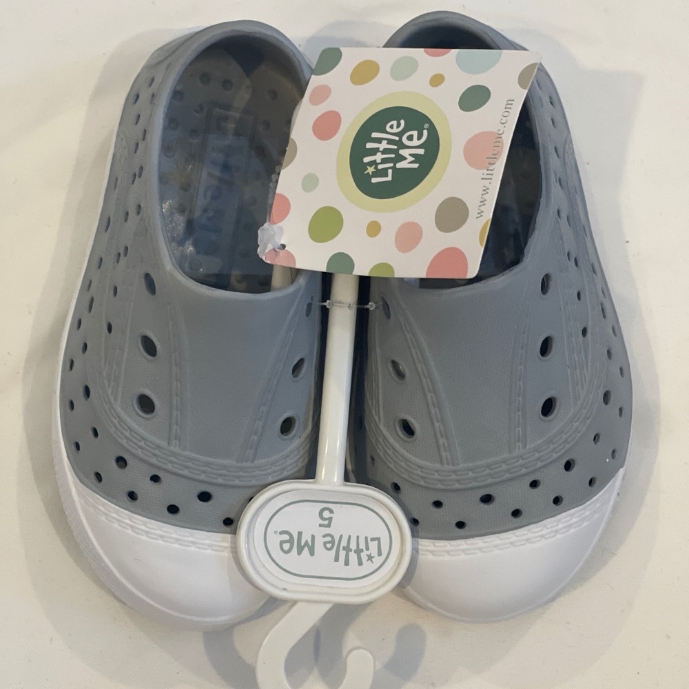 Infant Shoes - Size 5 - Little Me Brand - Color Gray